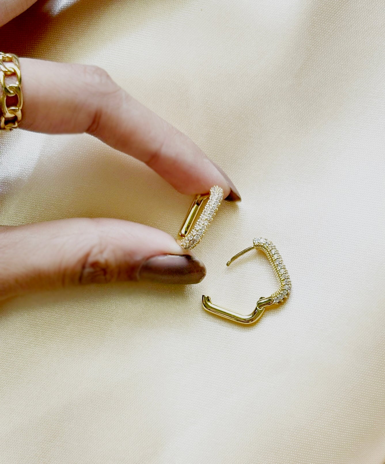 Lilyah Jewelry Gold Plated Earring. Gift Ideas for her.