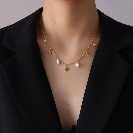 Lilyah Jewelry Gold Plated necklace. Gift Ideas for her.