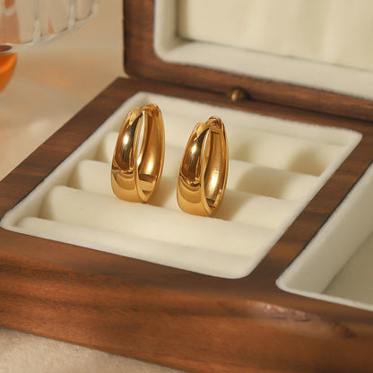 18K Gold Plated The Boss Babe Earrings Office and Daily Wear