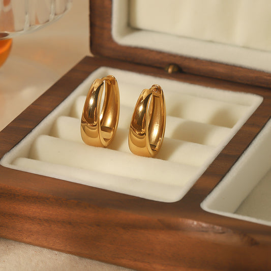 18K Gold Plated The Boss Babe Earrings Office and Daily Wear
