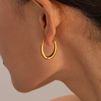 18K Gold Plated The Boss Babe Earrings Office and Daily Wear