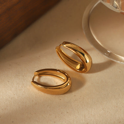 18K Gold Plated The Boss Babe Earrings Office and Daily Wear