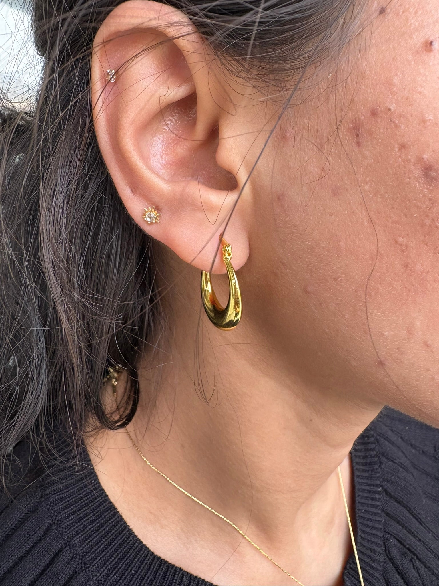Lilyah Jewelry Gold Plated Earring. Gift Ideas for her.