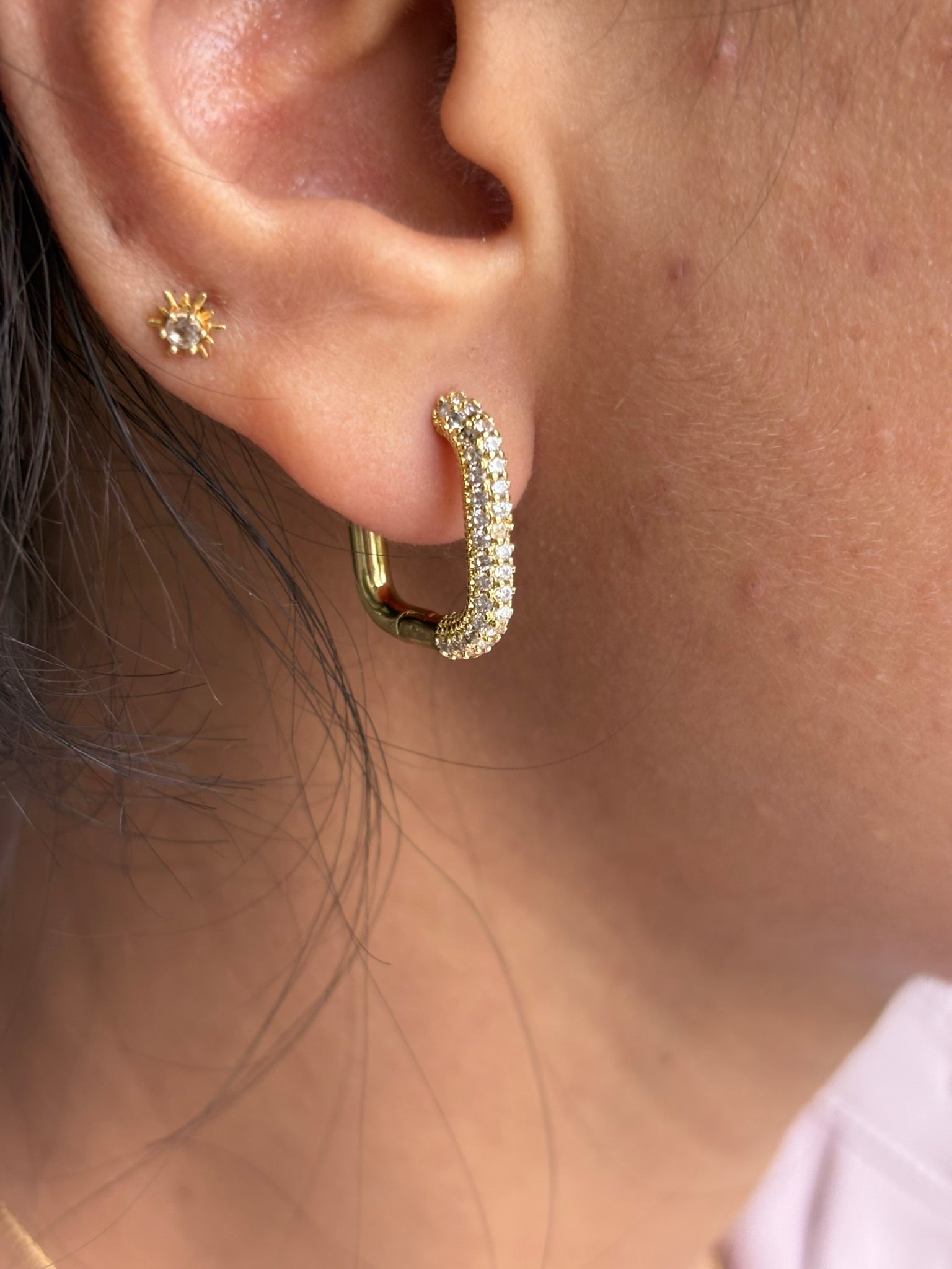 Lilyah Jewelry Gold Plated Earring. Gift Ideas for her.