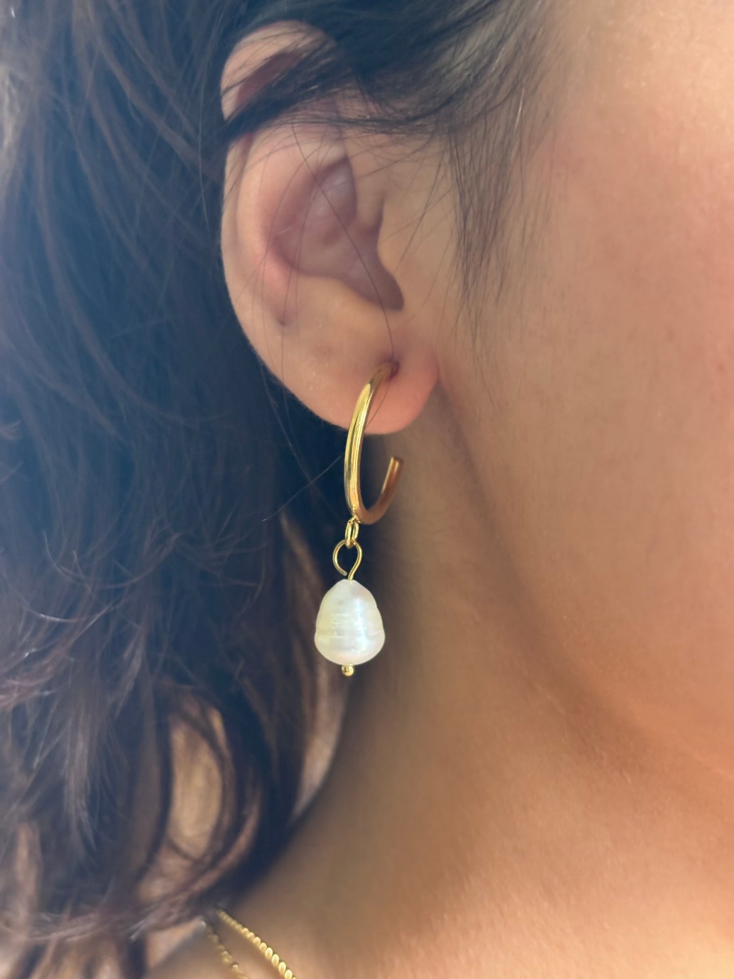 Lilyah Jewelry Gold Plated Earring. Gift Ideas for her.