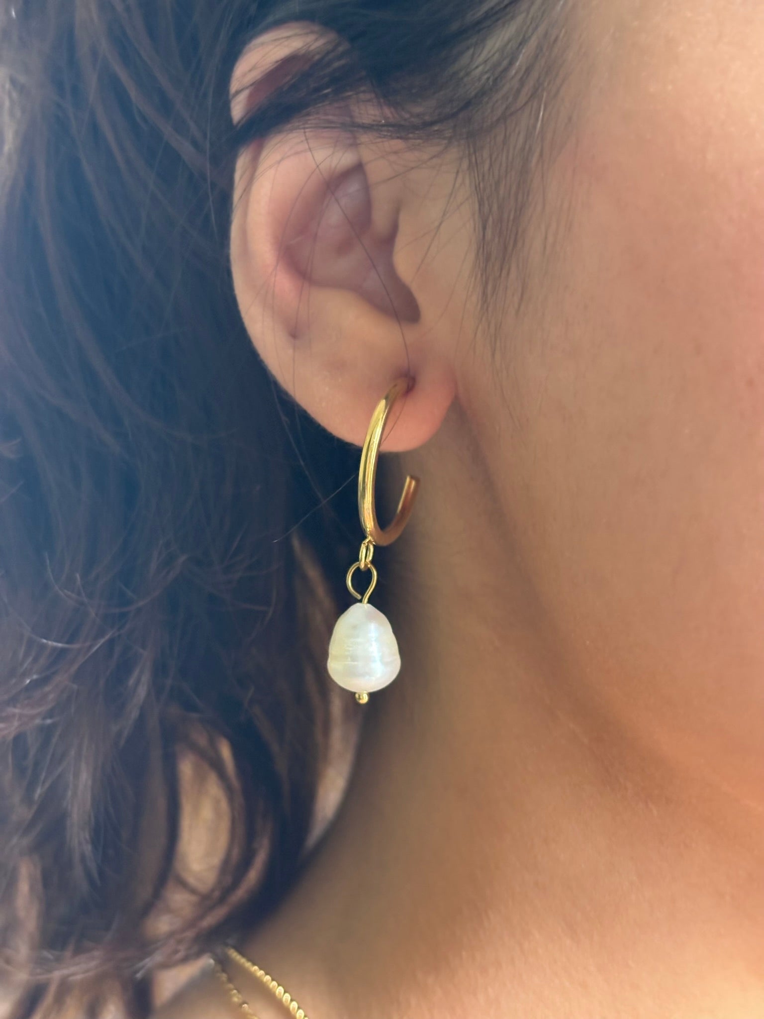 Lilyah Jewelry Gold Plated Earring. Gift Ideas for her.