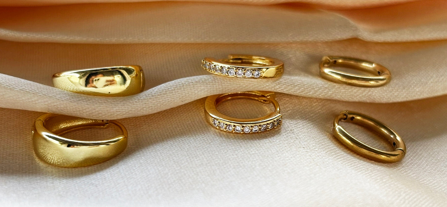 Lilyah Jewelry Gold Plated Earring. Gift Ideas for her.