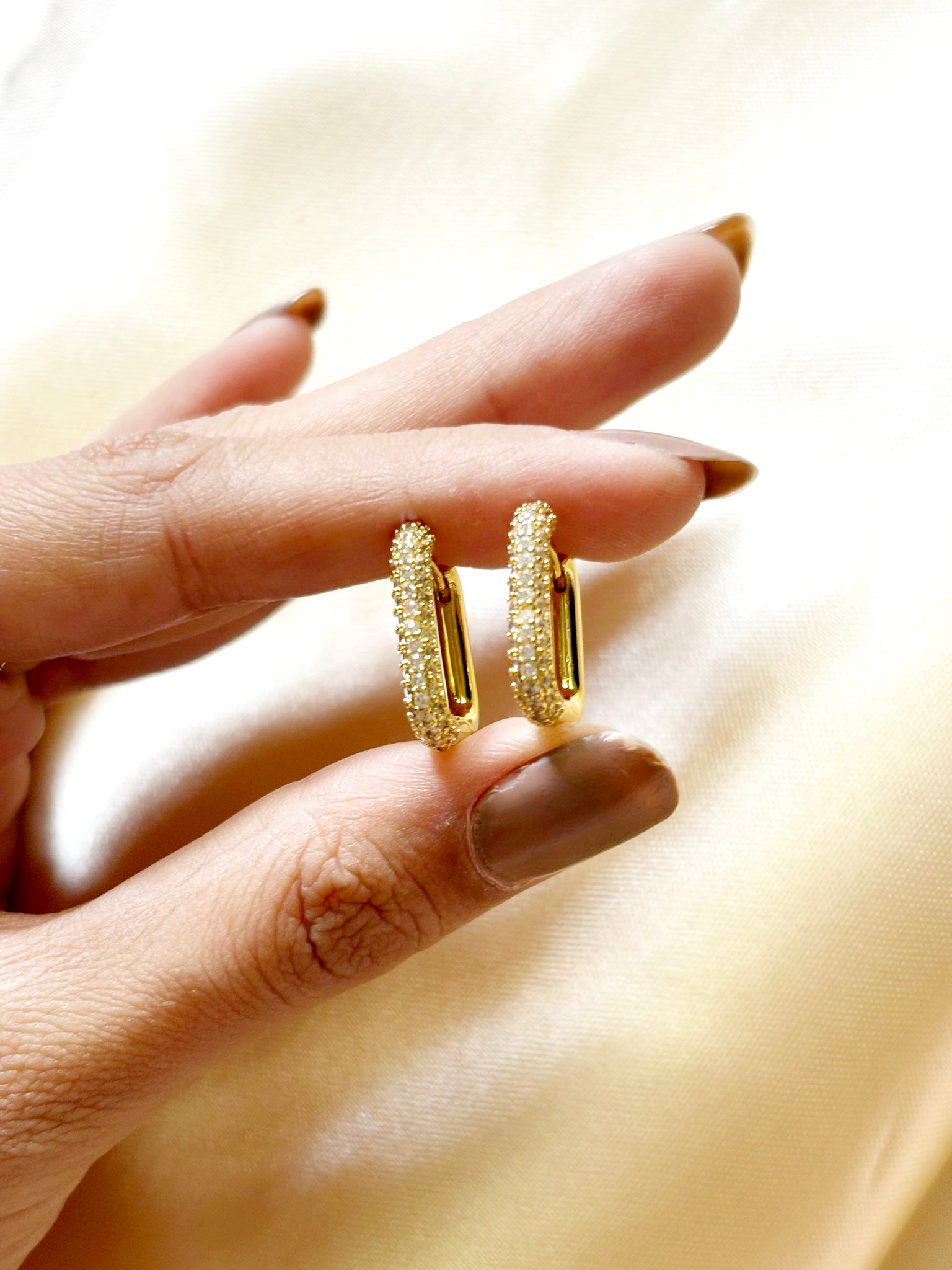 Lilyah Jewelry Gold Plated Earring. Gift Ideas for her.