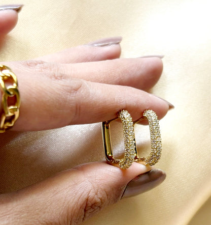 Lilyah Jewelry Gold Plated Earring. Gift Ideas for her.