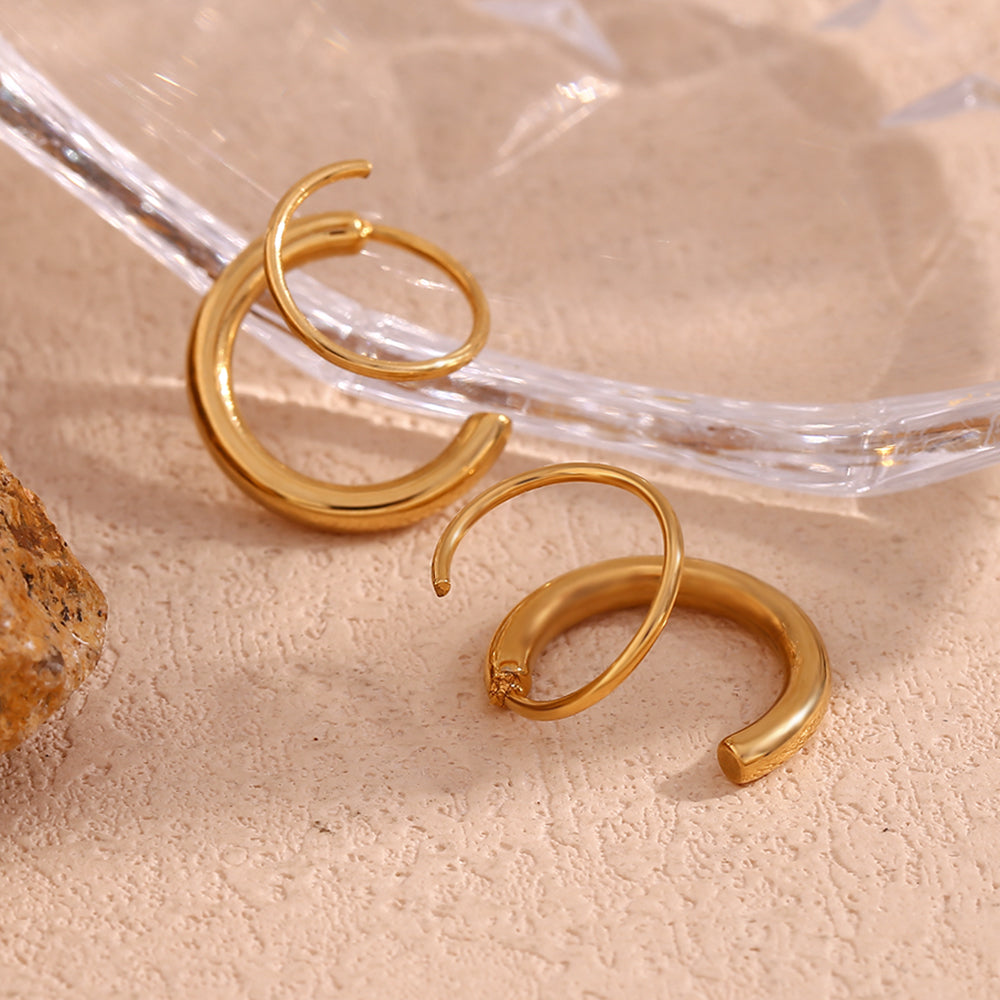 Lilyah Jewelry Gold Plated Earring. Gift Ideas for her.