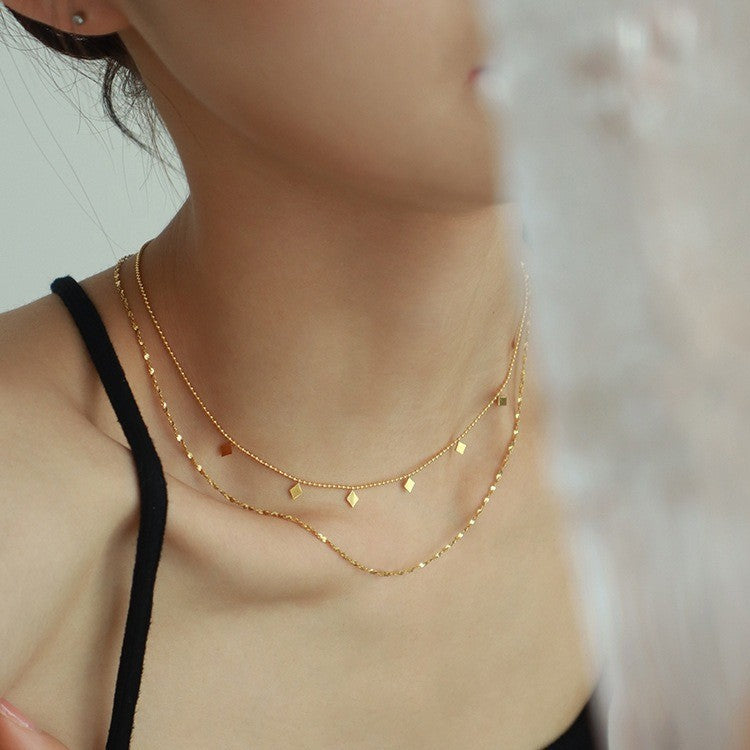 Lilyah Jewelry Gold Plated Necklace. Gift Ideas for her.