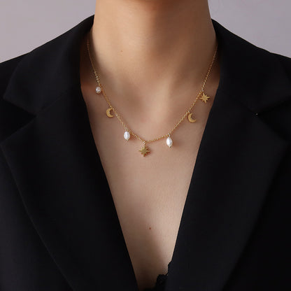 Lilyah Jewelry Gold Plated necklace. Gift Ideas for her.